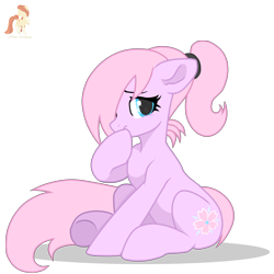 Size: 2400x2400 | Tagged: safe, artist:r4hucksake, derpibooru import, oc, oc only, oc:rosa bloom, earth pony, pony, female, mare, simple background, solo, transparent background