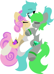 Size: 4553x6192 | Tagged: safe, artist:moonydusk, derpibooru import, oc, oc only, oc:emerald stonesetter, oc:lucid mirage, oc:quickdraw, coat markings, cuddling, curly hair, curly mane, freckles, hug, looking at someone, simple background, sleeping, socks (coat marking), transparent background, trio, winghug, wings