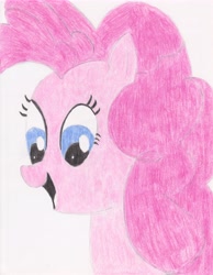 Size: 5038x6504 | Tagged: safe, artist:tesa-studio, derpibooru import, pinkie pie, earth pony, g4, female, old art, solo