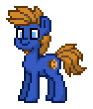 Size: 188x220 | Tagged: safe, derpibooru import, oc, oc only, oc:doughy cookie, earth pony, pony, digital art, earth pony oc, male, pixel art, pony town, simple background, solo, stallion, transparent background
