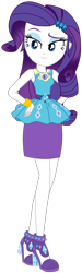 Size: 1600x5360 | Tagged: safe, artist:lobo299, derpibooru import, rarity, human, equestria girls, g4, clothes, dress, female, high heels, rarity peplum dress, shoes, simple background, solo, transparent background