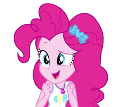 Size: 817x720 | Tagged: safe, artist:blockslikepl, derpibooru import, edit, edited screencap, screencap, pinkie pie, human, equestria girls, g4, background removed, female, geode of sugar bombs, magical geodes, not a vector, simple background, solo, transparent background