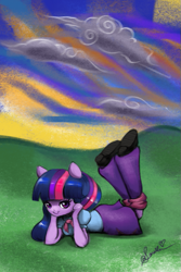 Size: 489x730 | Tagged: safe, artist:londynlittleartist, derpibooru import, twilight sparkle, equestria girls, g4, pony ears, solo