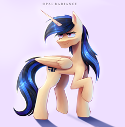 Size: 2958x3000 | Tagged: safe, artist:opal_radiance, derpibooru import, oc, oc only, alicorn, pony, commission, long hair, male, solo, stallion, stallion oc