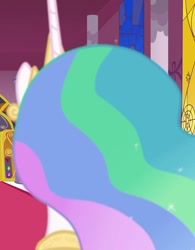 Size: 843x1080 | Tagged: safe, derpibooru import, screencap, princess celestia, a royal problem, g4, cropped