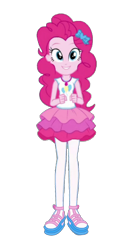 Size: 836x1492 | Tagged: safe, artist:blockslikepl, derpibooru import, edit, edited screencap, screencap, pinkie pie, human, equestria girls, g4, female, not a vector, solo