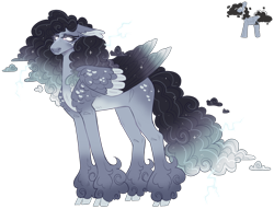 Size: 3470x2652 | Tagged: safe, artist:sleepy-nova, derpibooru import, oc, oc only, oc:stormy clouds, pegasus, pony, colored wings, female, glowing, glowing eyes, mare, multicolored wings, pegasus oc, simple background, solo, transparent background, wings