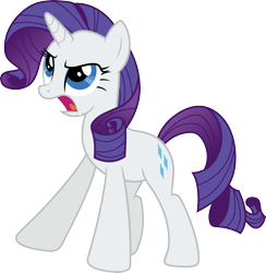 Size: 3000x3069 | Tagged: safe, artist:cloudy glow, derpibooru import, rarity, pony, unicorn, g4, sisterhooves social, cute, female, feminism, heroic, horn, mare, open mouth, raribetes, simple background, solo, transparent background, vector