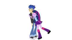 Size: 1904x1064 | Tagged: safe, derpibooru import, edit, edited screencap, screencap, flash sentry, twilight sparkle, equestria girls, g4, background removed, bad cropping, duo, duo male and female, female, hug, male, my little pony equestria girls, simple background, transparent background