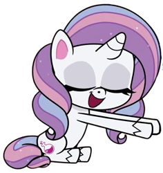 Size: 453x480 | Tagged: safe, artist:trains1216, derpibooru import, edit, edited screencap, screencap, potion nova, unicorn, g4.5, my little pony: pony life, background removed, eyes closed, horn, simple background, solo, transparent background