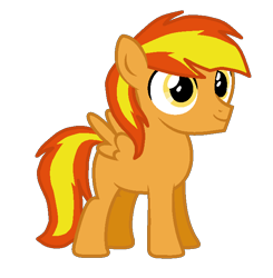 Size: 673x687 | Tagged: safe, artist:rogan140, derpibooru import, oc, oc:firey ratchet, pegasus, colt, foal, male, simple background, transparent background, younger