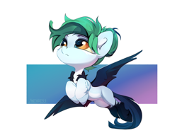 Size: 4000x3000 | Tagged: safe, artist:mithriss, derpibooru import, oc, oc only, oc:silvia, pegasus, pony, chest fluff, chibi, cute, female, flying, hairstyle, mare, ocbetes, solo, spread wings, wings