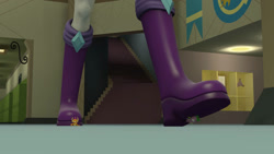 Size: 1192x670 | Tagged: source needed, safe, artist:jeroen01, derpibooru import, rarity, equestria girls, g4, boots, canterlot high, high heel boots, shoes, solo