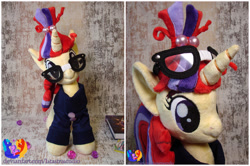 Size: 2560x1700 | Tagged: safe, artist:1stastrastudio, derpibooru import, moondancer, pony, g4, book, irl, photo, plushie, solo