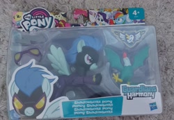 Size: 3014x2084 | Tagged: safe, derpibooru import, nightshade, pegasus, pony, g4, guardians of harmony, irl, photo, shadowbolts, toy