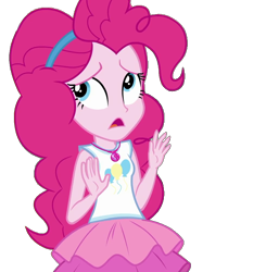 Size: 981x1002 | Tagged: safe, artist:blockslikepl, derpibooru import, edit, edited screencap, screencap, pinkie pie, human, equestria girls, g4, background removed, female, not a vector, simple background, solo, transparent background