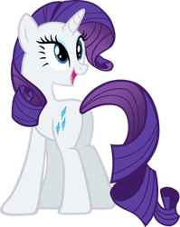 Size: 900x1129 | Tagged: safe, artist:cthulhuandyou, derpibooru import, rarity, pony, unicorn, g4, butt, female, horn, mare, open mouth, plot, simple background, solo, transparent background, vector