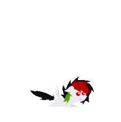 Size: 1170x1178 | Tagged: safe, artist:kruvvv, derpibooru import, oc, oc only, oc:kruv, pegasus, pony, animated, ears, flapping, flapping wings, floppy ears, flying, g4 style, gif, minimalist, short mane, simple background, smiling, solo, spread wings, transparent background, wings