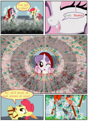 Size: 2700x3713 | Tagged: safe, artist:gm-scoots, derpibooru import, apple bloom, sweetie belle, comic:bleeding hearts