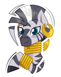 Size: 830x1054 | Tagged: safe, artist:imaplatypus, derpibooru import, zecora, zebra, simple background, solo, white background