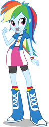 Size: 3500x9016 | Tagged: safe, derpibooru import, rainbow dash, equestria girls, g4, abuse, gag, help me, tape, tape gag