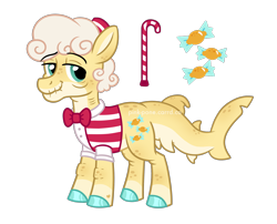 Size: 2600x2100 | Tagged: safe, artist:pink-pone, derpibooru import, oc, oc:lemon drops, original species, shark, shark pony, clothes, male, shirt, simple background, solo, transparent background