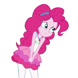 Size: 1280x1280 | Tagged: safe, artist:blockslikepl, derpibooru import, edit, edited screencap, screencap, pinkie pie, human, equestria girls, g4, background removed, clothes, female, rah rah skirt, simple background, skirt, solo, transparent background