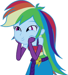 Size: 812x894 | Tagged: safe, artist:belen02, derpibooru import, rainbow dash, human, equestria girls, g4, clothes, cute, cuteness overload, daaaaaaaaaaaw, dashabetes, dashface, dress, fall formal outfits, female, my little pony equestria girls, rainbow dash always dresses in style, so awesome, solo, squishy cheeks, vector