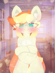 Size: 4096x5461 | Tagged: safe, artist:sodapop sprays, derpibooru import, oc, oc only, oc:sodapop sprays, pegasus, pony, semi-anthro, ankha zone, belly button, chest fluff, ear fluff, ears, eye clipping through hair, freckles, looking at you, meme, solo