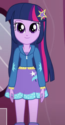 Size: 490x936 | Tagged: safe, artist:qbert2kcat, derpibooru import, twilight sparkle, human, equestria girls, g4, boots, clothes, clothes swap, female, hairpin, high heel boots, hoodie, shirt, shoes, skirt, solo