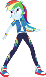 Size: 1024x1710 | Tagged: safe, artist:alandssparkle, derpibooru import, rainbow dash, human, equestria girls, g4, female, simple background, solo, transparent background, vector