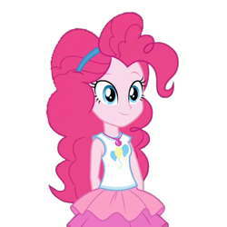 Size: 1492x1492 | Tagged: safe, artist:blockslikepl, derpibooru import, pinkie pie, human, equestria girls, g4, female, simple background, solo, transparent background