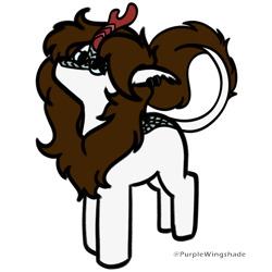 Size: 3000x3000 | Tagged: safe, artist:purple wingshade, derpibooru import, oc, oc only, oc:aurion, kirin, pony, ear piercing, female, mare, piercing, simple background, solo, transparent background