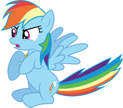 Size: 3406x3000 | Tagged: safe, artist:cloudy glow, derpibooru import, rainbow dash, pegasus, pony, g4, female, mare, simple background, solo, spread wings, transparent background, vector, wings