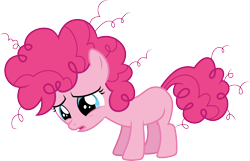 Size: 4661x3000 | Tagged: safe, artist:cloudy glow, derpibooru import, pinkie pie, earth pony, pony, g4, blank flank, cute, diapinkes, female, filly, filly pinkie pie, foal, sad, sadorable, simple background, solo, transparent background, vector, younger