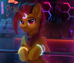 Size: 3128x2688 | Tagged: safe, artist:anku, derpibooru import, oc, oc only, oc:selest light, pony, unicorn, horn, human shoulders, solo, unicorn oc