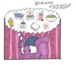 Size: 1010x865 | Tagged: safe, artist:cmara, derpibooru import, twilight sparkle, twilight sparkle (alicorn), alicorn, g4, anxiety, female