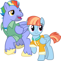 Size: 10538x10667 | Tagged: safe, artist:starryshineviolet, derpibooru import, edit, bow hothoof, windy whistles, pegasus, pony, g4, parental glideance, absurd resolution, clothes, duo, duo male and female, female, folded wings, jacket, looking back, male, mare, open mouth, raised hoof, raised leg, shipping, shirt, simple background, stallion, straight, transparent background, unshorn fetlocks, vector, windyhoof, wings