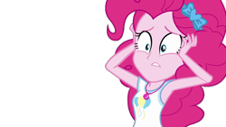 Size: 1280x720 | Tagged: safe, artist:blockslikepl, derpibooru import, edit, edited screencap, screencap, pinkie pie, human, equestria girls, g4, background removed, female, simple background, solo, transparent background