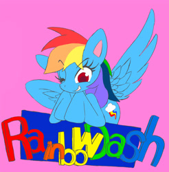 Size: 2070x2102 | Tagged: safe, artist:オタマロ, derpibooru import, rainbow dash, g4