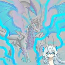 Size: 4096x4096 | Tagged: safe, artist:dw_atias, derpibooru import, oc, oc only, oc:dragon plasma, dracony, dragon, hybrid, female, simple background, slit eyes, solo