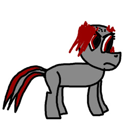 Size: 1071x1080 | Tagged: safe, derpibooru import, oc, oc:zippers, earth pony, pony, angry, bald, cute, female, mare, solo, standing