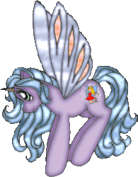 Size: 225x289 | Tagged: safe, artist:kalavista2, derpibooru import, oc, oc only, oc:moonlight goddess, pony, g2, butterfly wings, female, mare, simple background, solo, transparent background, wings