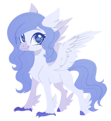 Size: 2517x2733 | Tagged: safe, artist:belka-sempai, derpibooru import, part of a set, oc, oc only, classical hippogriff, hippogriff, g4, classical hippogriffied, commission, female, hippogriffied, simple background, smiling, solo, species swap, transparent background, ych result