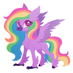 Size: 2820x2835 | Tagged: safe, artist:belka-sempai, derpibooru import, part of a set, oc, oc only, oc:msanii, classical hippogriff, hippogriff, g4, classical hippogriffied, commission, female, hippogriffied, simple background, smiling, solo, species swap, transparent background, ych result