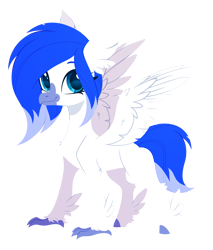 Size: 2420x2835 | Tagged: safe, artist:belka-sempai, derpibooru import, part of a set, oc, oc only, classical hippogriff, hippogriff, g4, classical hippogriffied, commission, female, hippogriffied, simple background, smiling, solo, species swap, transparent background, ych result