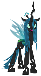 Size: 828x1517 | Tagged: safe, artist:mlgtrap, derpibooru import, queen chrysalis, changeling, changeling queen, g4, the mean 6, antagonist, concave belly, evil, evil smile, female, horn, lanky, simple background, skinny, smiling, solo, tall, thin, transparent background, vector
