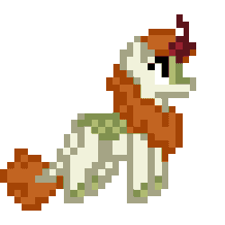 Size: 256x256 | Tagged: safe, artist:cupute, derpibooru import, autumn blaze, kirin, g4, animated, commission, digital art, gif, pixel animation, pixel art, png, simple background, solo, transparent background, ych result
