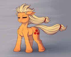 Size: 2976x2394 | Tagged: safe, artist:zetamad, derpibooru import, applejack, earth pony, pony, g4, atg 2024, female, mare, newbie artist training grounds, solo