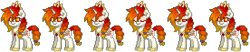 Size: 4416x912 | Tagged: safe, derpibooru import, oc, oc only, oc:red sun, alicorn, pony, alicorn oc, blinking, braid, braided ponytail, braided tail, colored eyelashes, eyeshadow, female, folded wings, golden eyes, gradient mane, gradient tail, hoof shoes, horn, jewelry, makeup, mare, not celestia, peytral, pony town, ponytail, princess shoes, red eyelashes, standing, tail, tiara, wings